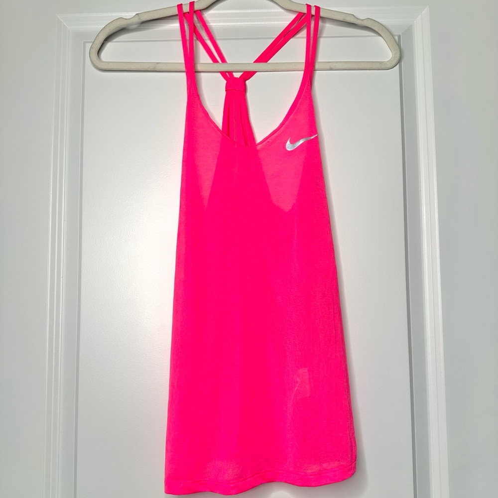 Nike NWT hot pink racerback tank